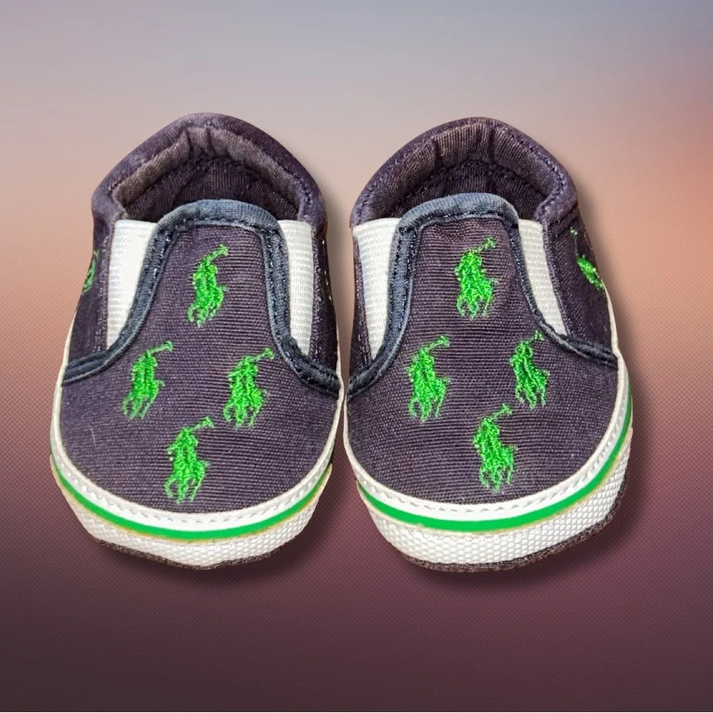 Polo Ralph Lauren Bal Harbour Infant Crib Shoes Size 1